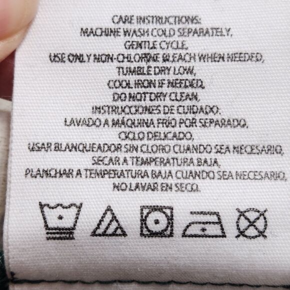 HFX Womens Flannel Shirt Jacket Size Small Green White Plaid Snap Up Pockets - Picture 13 of 16